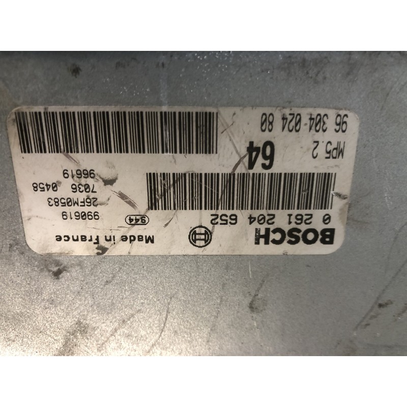 0261204652 CALCULATEUR BOSCH