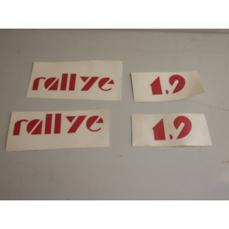 autocollant rallye 1.9 /sos 205 gti